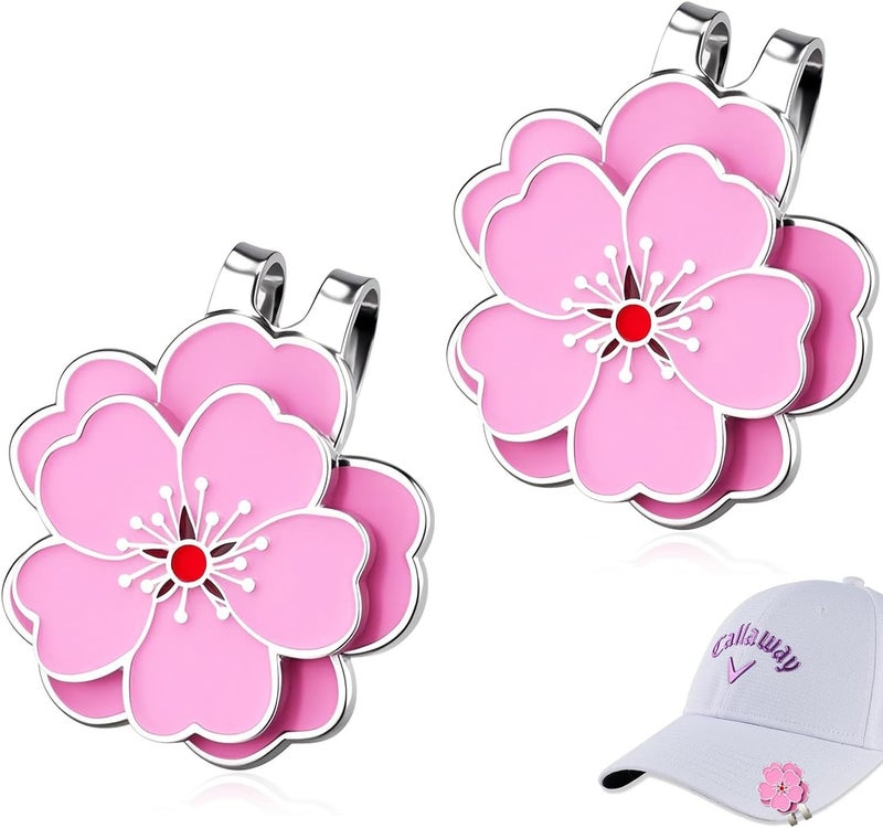 Adhere Golf Ball Markers Personlized Logo Enamel with A Strong Magnetic Hat Clips A Premium Golf Gifts for Golfer - Image 1